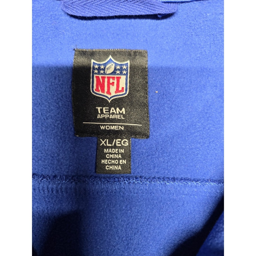 New With Tags‎ NFL New York Giants Team Apparel Full Zip Womans XL - Picture 6 of 8